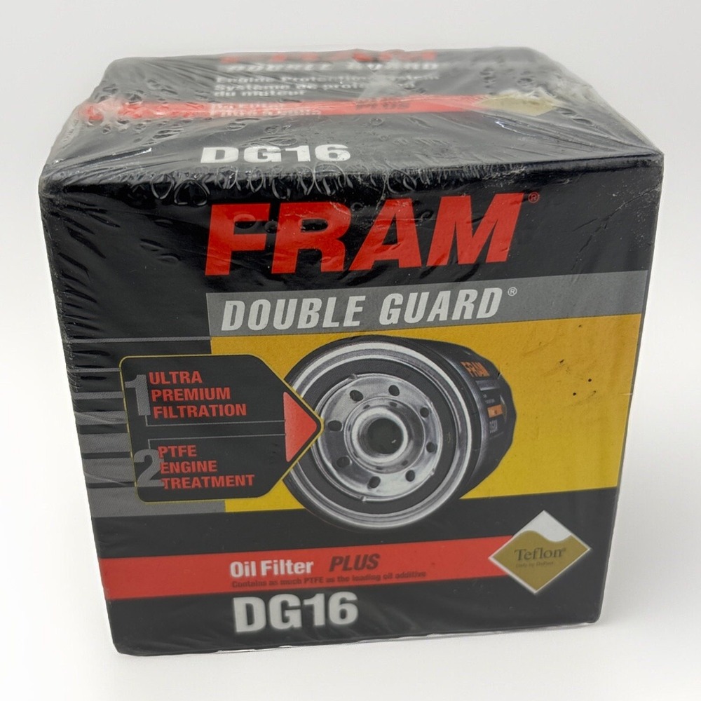 FRAM DG16 Double Guard Spin-On Oil Filter, Pack of 1‎ - NEW SHIPS FREE in USA